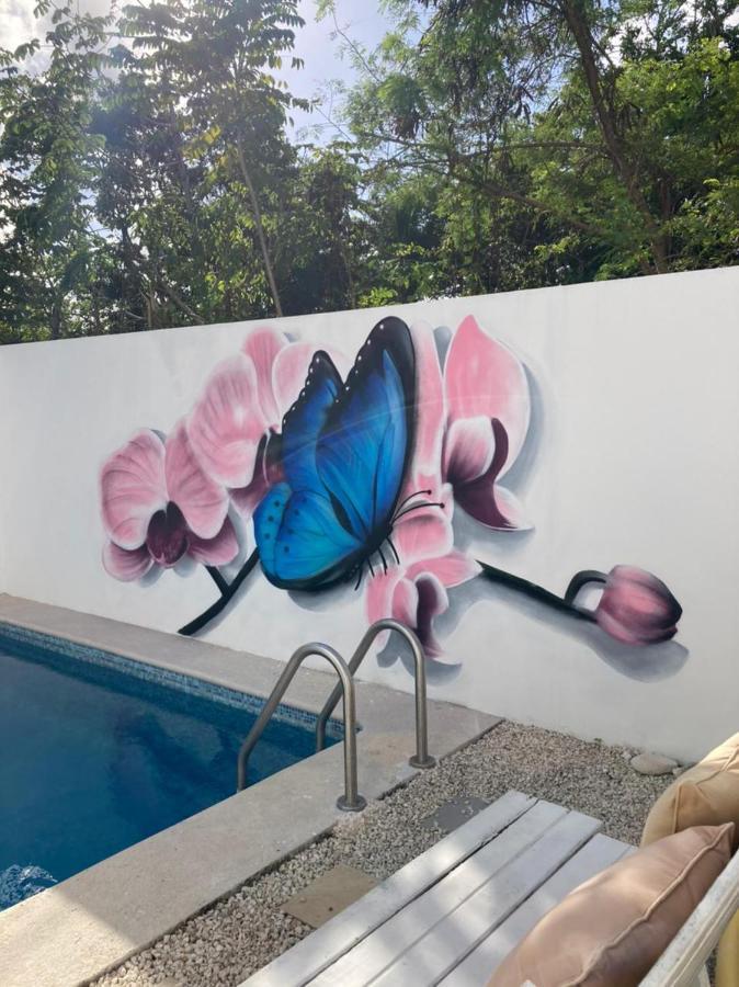 Hermosa Casa Vacacional Puerto Morelos Bagian luar foto