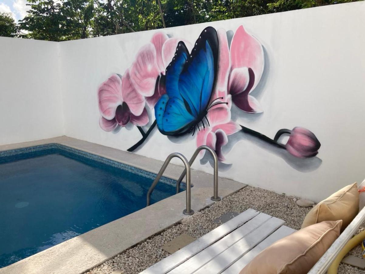 Hermosa Casa Vacacional Puerto Morelos Bagian luar foto